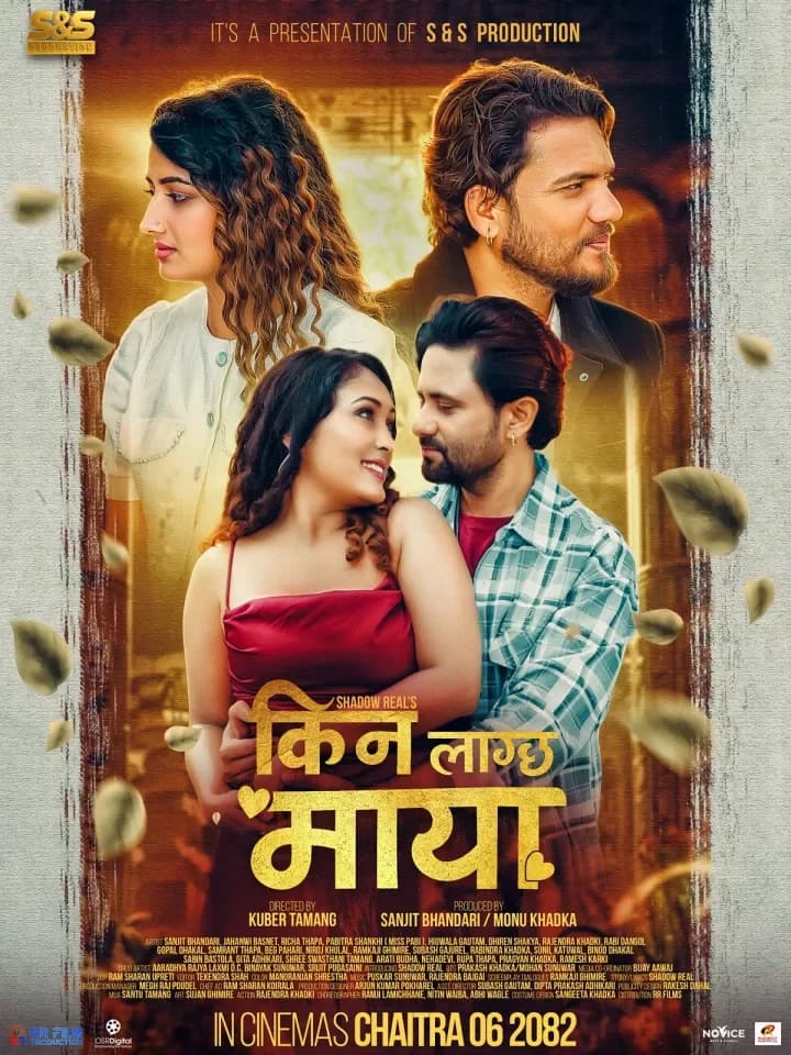 Kina Lagchha Maya Nepali movie poster