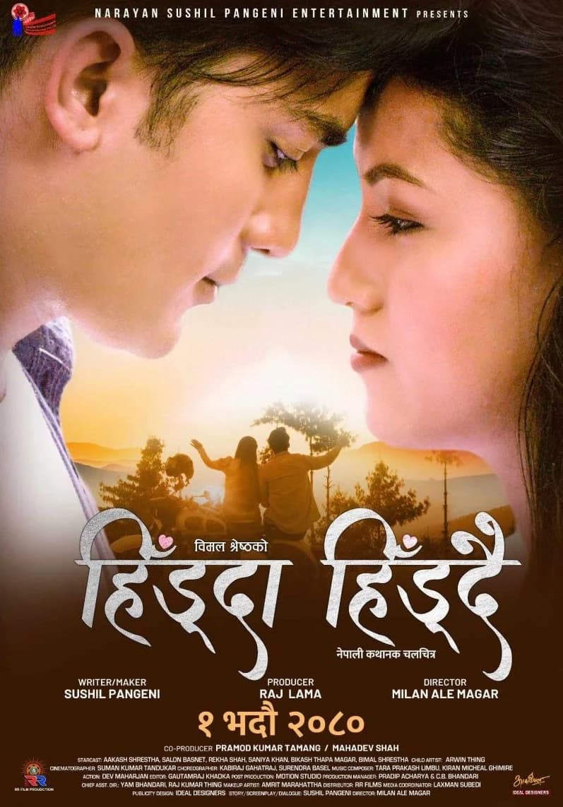 Hidda Hiddai Nepali movie poster