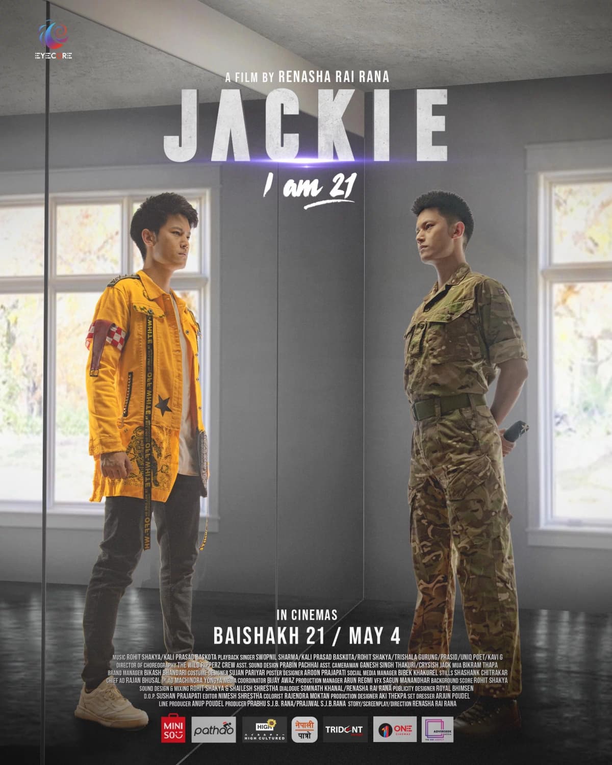Jackie - I am 21 Nepali movie poster