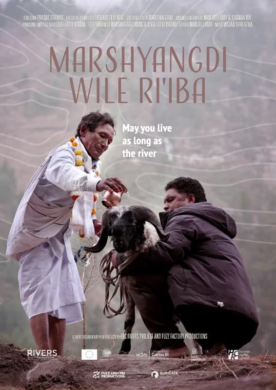 Marsyangdi Wile Ri’iba: May you live as long as the river Nepali movie poster